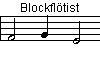 Blockflötist